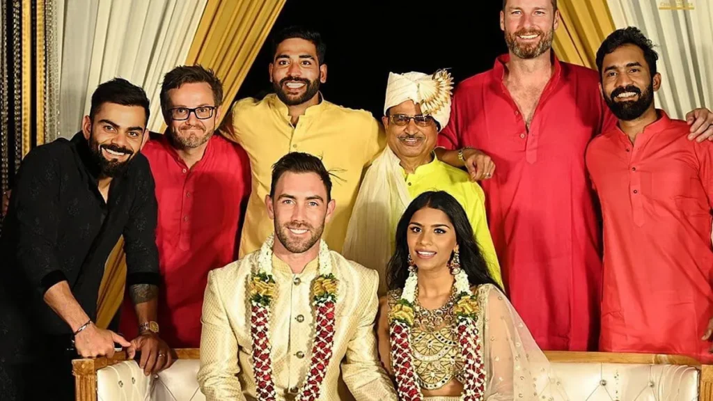 Glenn Maxwell & Vini Raman's post-wedding party