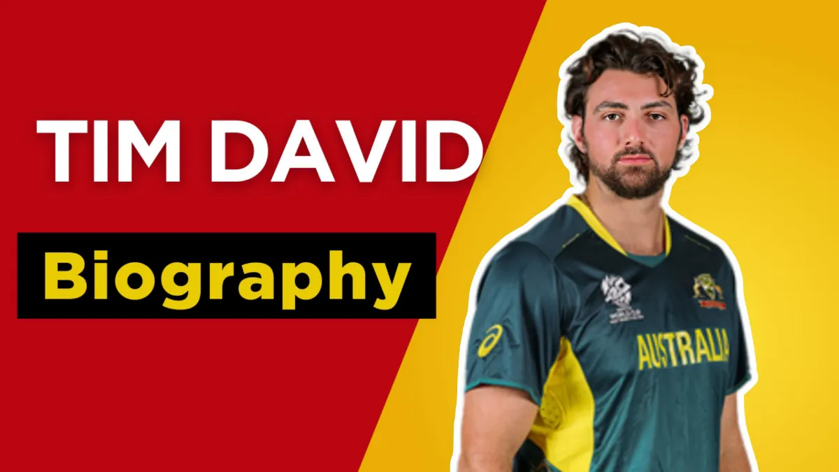 टिम डेविड बायोग्राफी – Tim Devid Biography